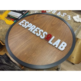 Modern Ahşap Tabela