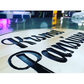 Ahşap Kazıma Tabela