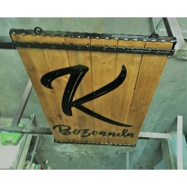 Ahşap Askılı Tabela