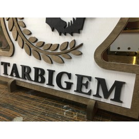 Ahşap Kabartma Tabela