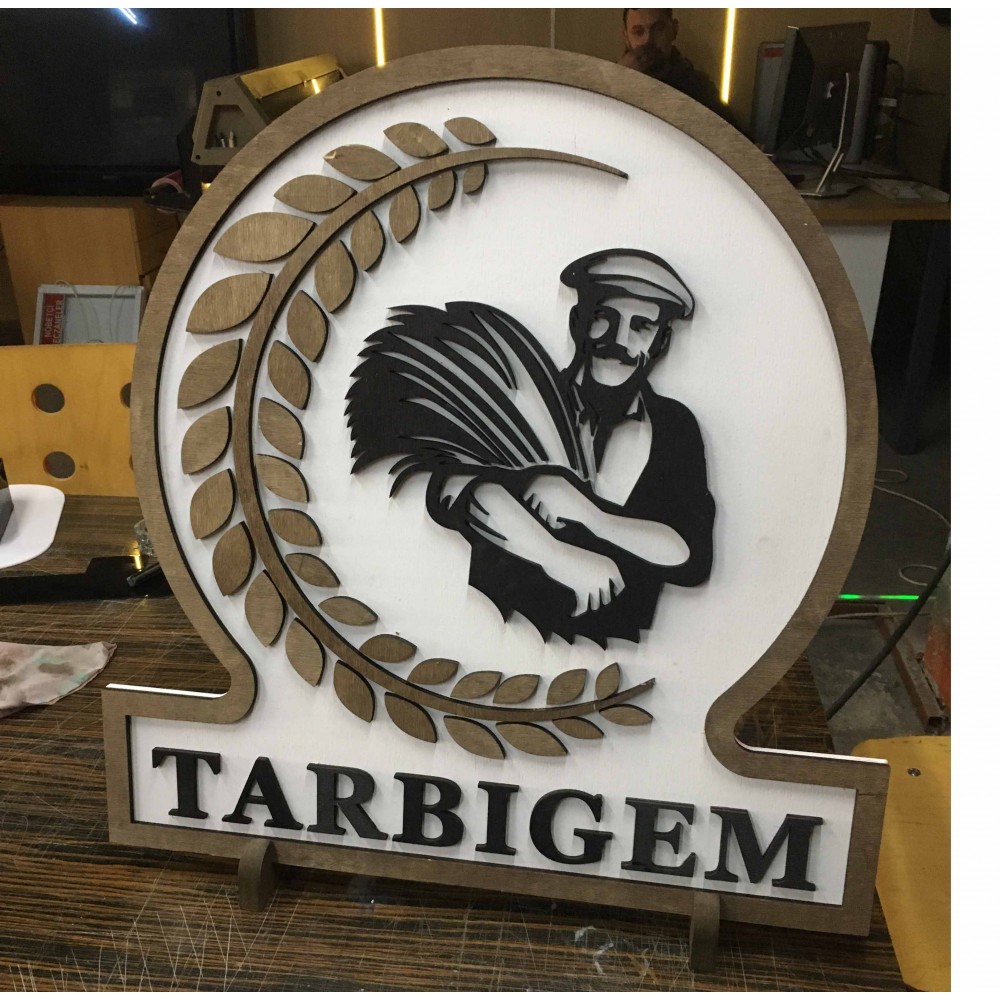 Ahşap Kabartma Tabela