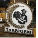 Ahşap Kabartma Tabela