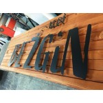 Ahşap Lambiri Metal Harf Tabela