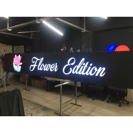 Eskitme Zeminli Kutu Harfli Cephe Tabela