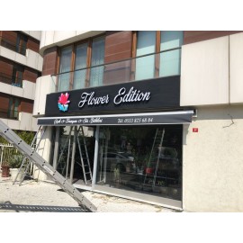 Eskitme Zeminli Kutu Harfli Cephe Tabela