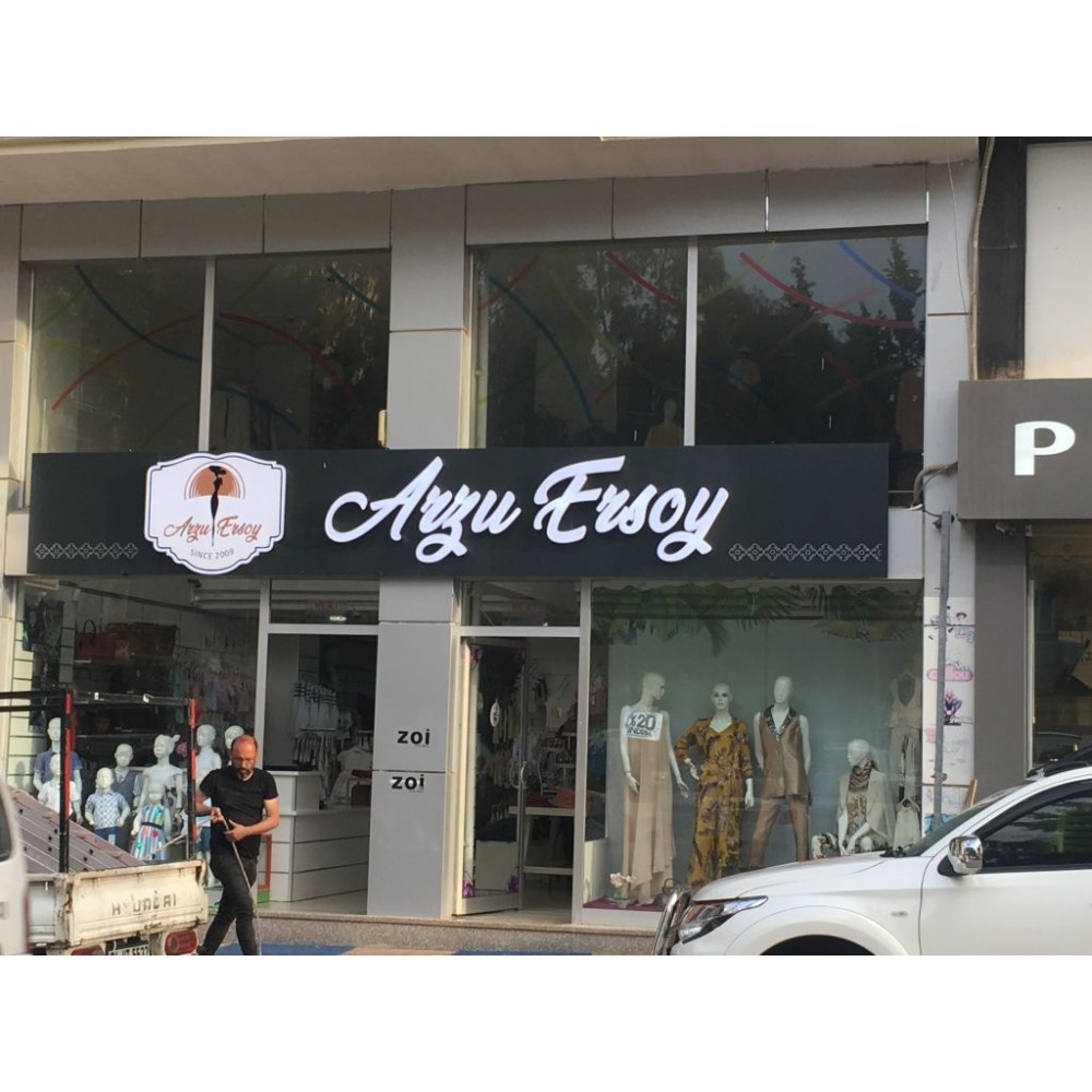 Arzu Ersoy-Gold Paslanmaz Cephe Tabelası