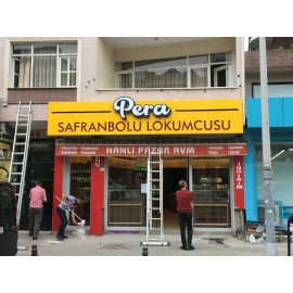 Pera-Kompozit Zemin Kutu Harf Tabela