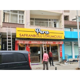 Pera-Kompozit Zemin Kutu Harf Tabela