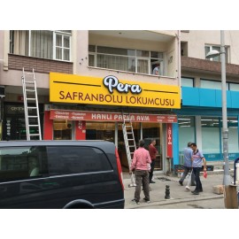 Pera-Kompozit Zemin Kutu Harf Tabela