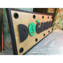 Ampullü Retro Cephe Tabela