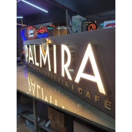 Satine Gold Kutu Harf Cephe Tabelası