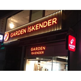 Tasarım Cephe Tabelası-Garden İskender