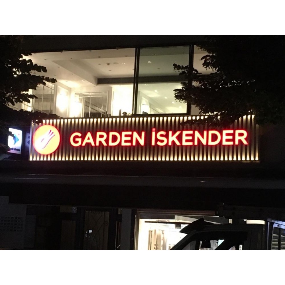 Tasarım Cephe Tabelası-Garden İskender