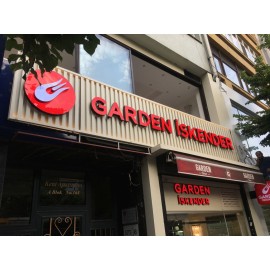 Tasarım Cephe Tabelası-Garden İskender