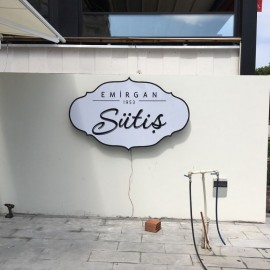 Işıklı 3D Tabela