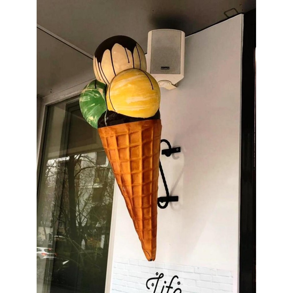 Işıklı Dondurma Tabelası