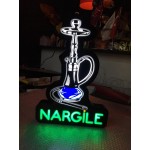Nargile Led Işıklı Tabela