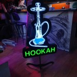 Hazır Nargile/Hookah Işıklı Tabela