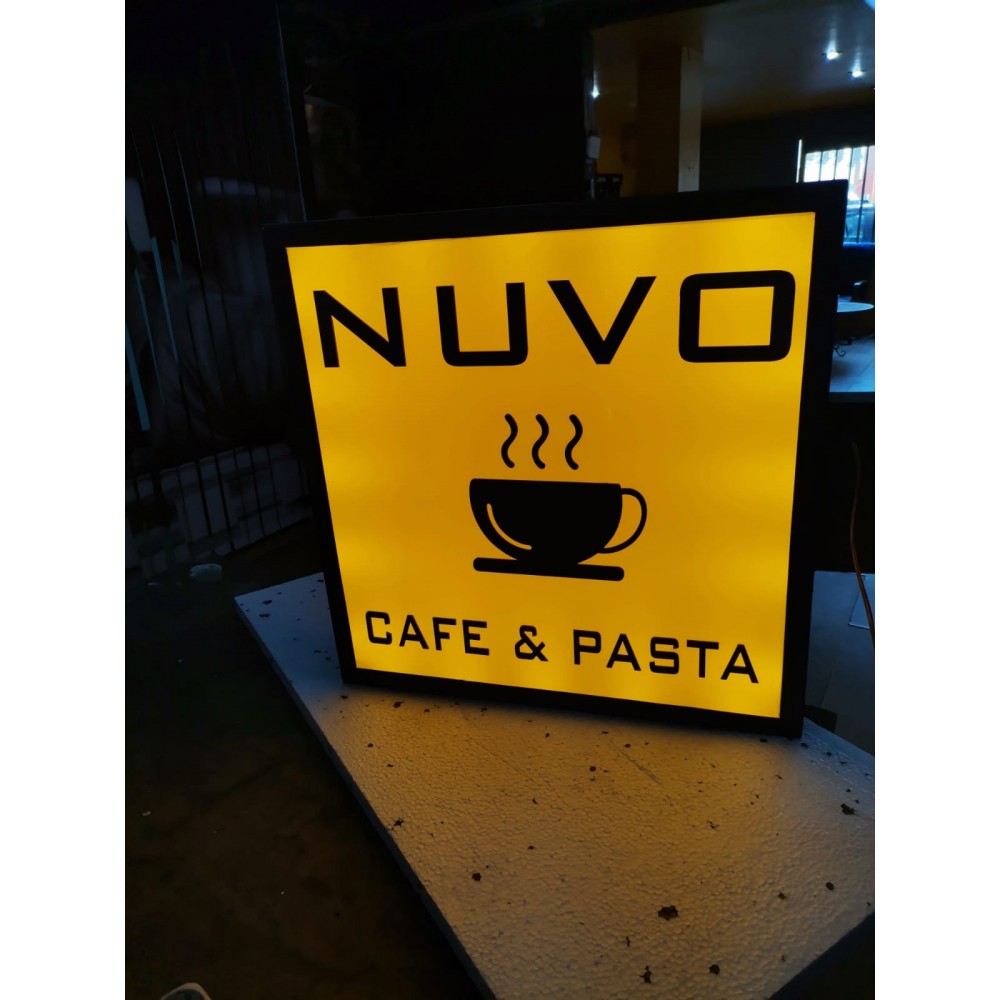 Kare  Işıklı Hazır Tabela