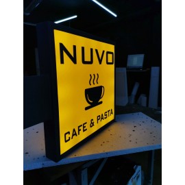 Kare  Işıklı Hazır Tabela