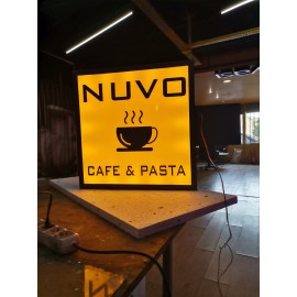 Kare  Işıklı Hazır Tabela