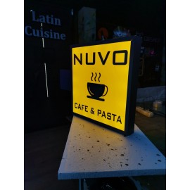 Kare  Işıklı Hazır Tabela