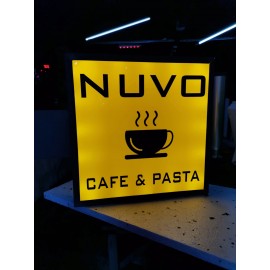 Kare  Işıklı Hazır Tabela