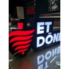 Et Döner Hazır Işıklı Tabela