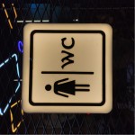 WC Tabelası Işıklı