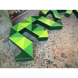 Banko Arkası Kutu Harf