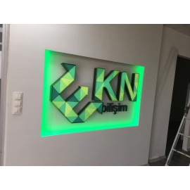 Banko Arkası Kutu Harf