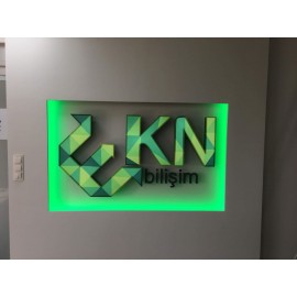 Banko Arkası Kutu Harf