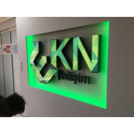 Banko Arkası Kutu Harf