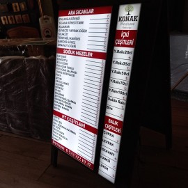 Işıklı Menü Tahtası