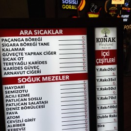 Işıklı Menü Tahtası