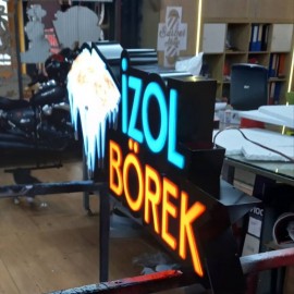 3D Led Işıklı Tabela
