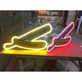 Neonled  Tabela-Barber Shop Ustura