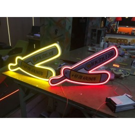 Neonled  Tabela-Barber Shop Ustura