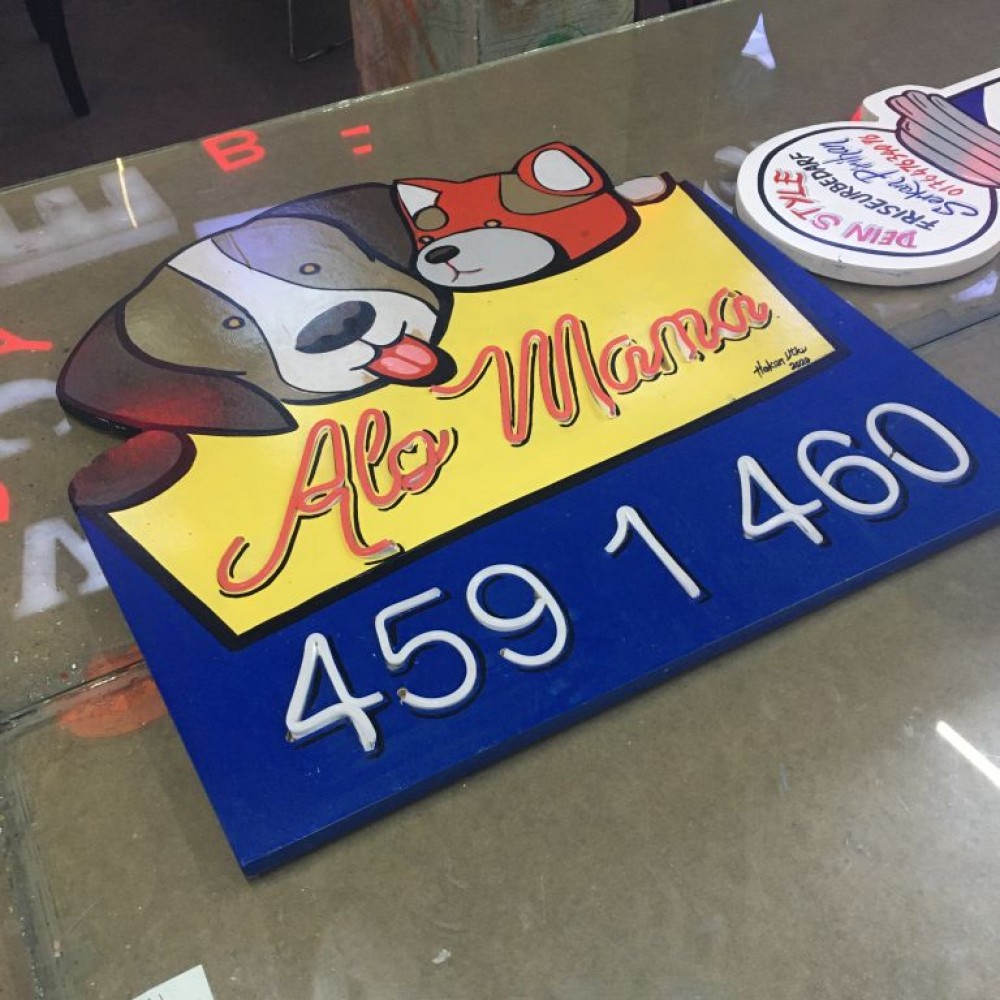 Alo Mama-Neonled Işıklı Tabela