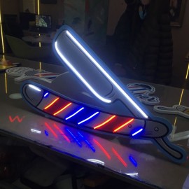 Neonled  Tabela-Barber Shop Ustura