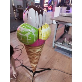 Dondurma Hazır Işıklı Tabela