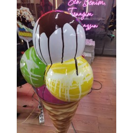 Dondurma Hazır Işıklı Tabela