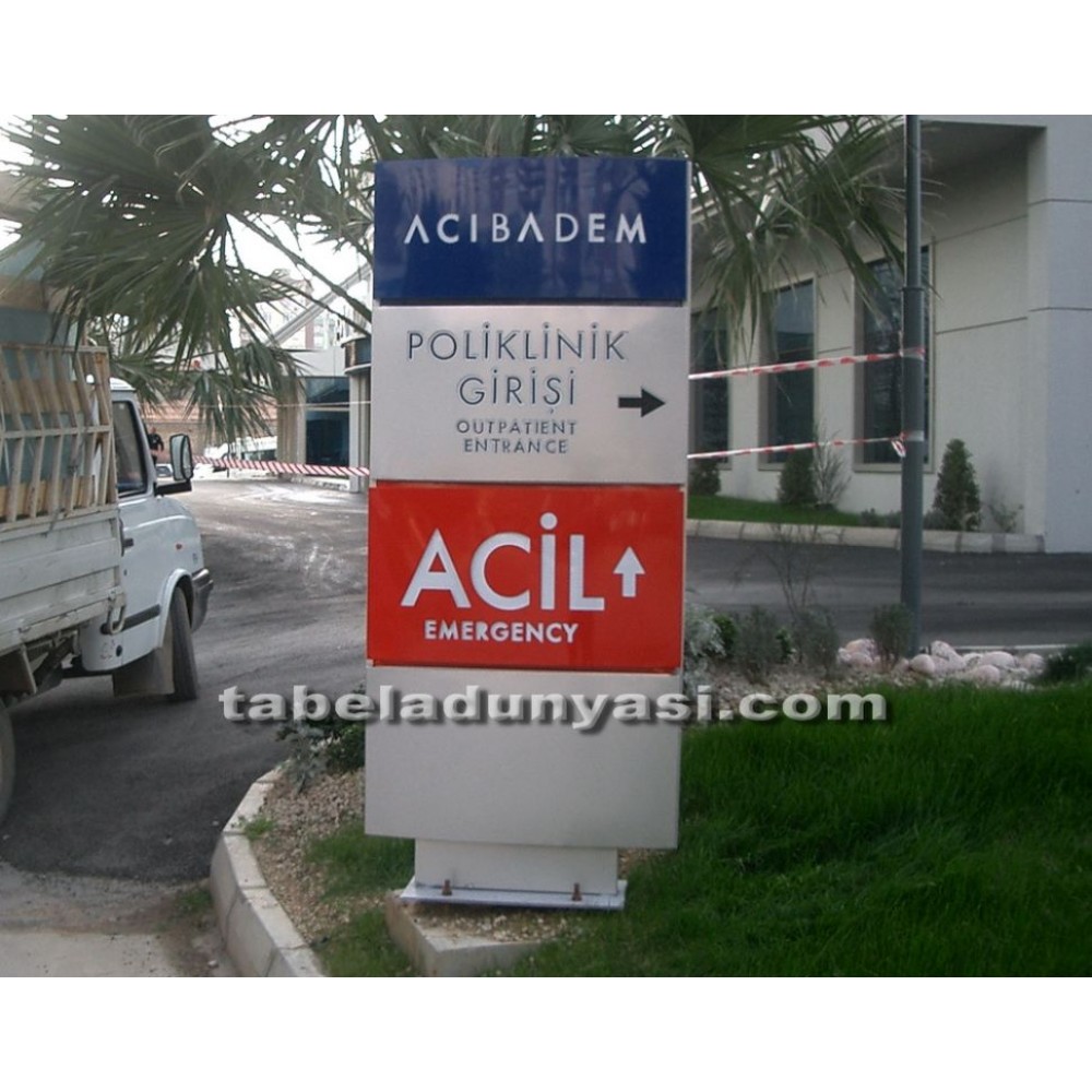 Bahçe Yönlendirme Tabelası