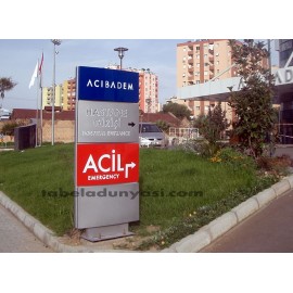 Bahçe Yönlendirme Tabelası