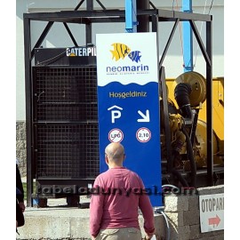 Bahçe Yönlendirme Tabelası