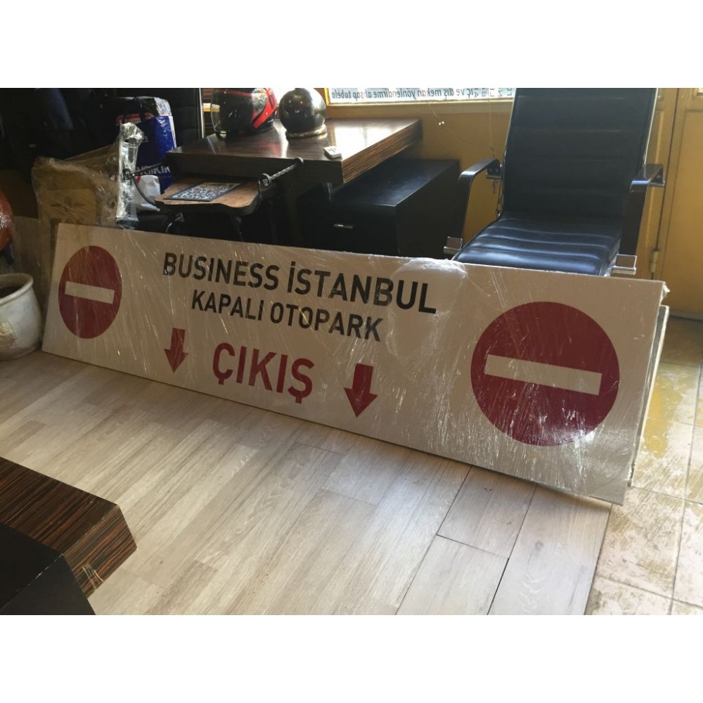 Otopark Yükseklik Tabelası
