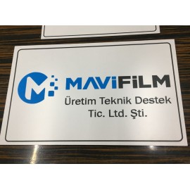 Kat Yönlendirme Tabela-Mavi Film