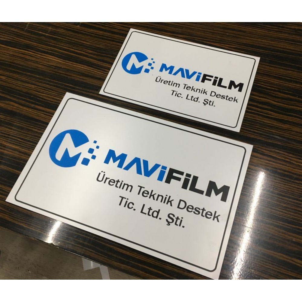 Kat Yönlendirme Tabela-Mavi Film