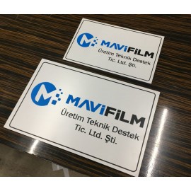 Kat Yönlendirme Tabela-Mavi Film