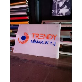 TRENDY Mimarlık - Yönlendirme Tabela